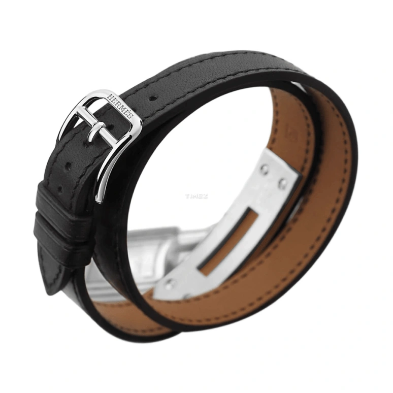 Hermès,Kelly 20x20mm,20x20mm,Stainless Steel,White,Quartz,Sapphire,Crystal Glass,Other,W023674WW00