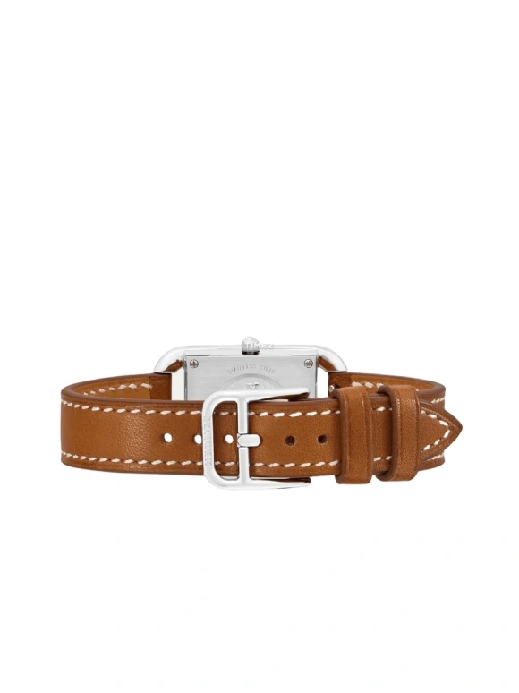Hermès,Cape Cod 23x23mm,23x23mm,Stainless Steel,White,Quartz,Sapphire,Crystal Glass,Square,W044295WW00