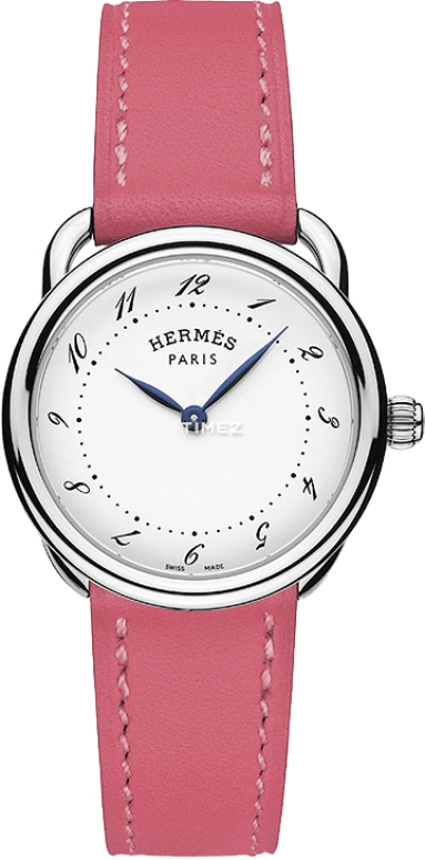 Hermès,Arceau 28mm,28mm,Stainless Steel,White,Quartz,Sapphire,Crystal Glass,Round,AR5,AR5.210.130/WWU5