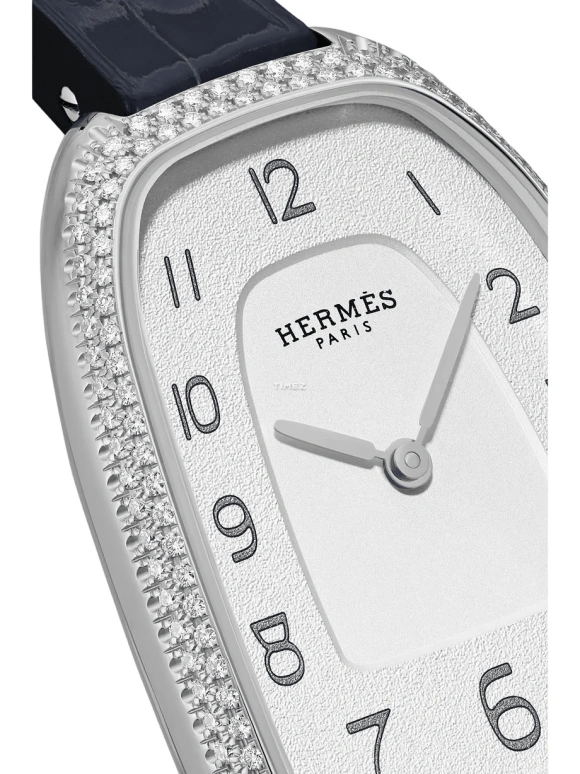 Hermès,Galop D'Hermès 40.80mm,40.80mm,Stainless Steel,Silver White,Quartz,Sapphire,Crystal Glass,Other,W047887WW00