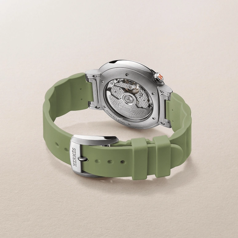 Hermès,Hermès Cut 36mm,36mm,Stainless Steel,Silver White,Automatic,50hours,In-house Caliber,W404950WW00
