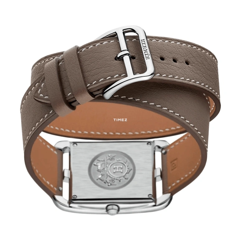 Hermès,Cape Cod 29x29mm,29x29mm,Stainless Steel,White,Quartz,Day,Sapphire,Crystal Glass,W043667WW00