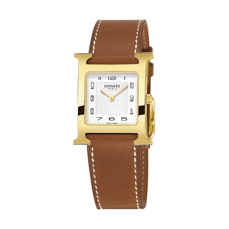 Hermès,Heure H 26x26mm,26x26mm,Stainless Steel,White,Quartz,Sapphire,Crystal Glass,Square,W036785WW00
