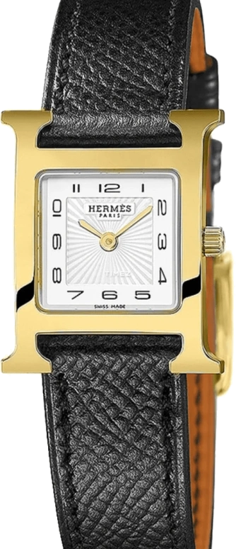 Hermès,Heure H 17.20mm,17.20mm,Stainless Steel,White,Quartz,Sapphire,Square,W037894WW00