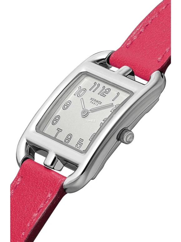 Hermès,Cape Cod 23x23mm,23x23mm,Stainless Steel,White,Quartz,Sapphire,Square,W049602WW00