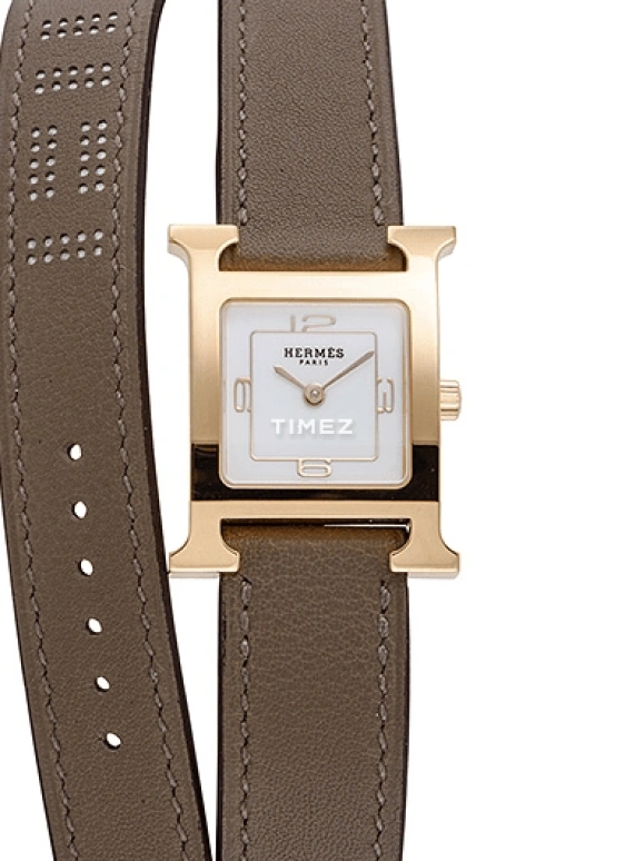 Hermès,Heure H 21mm,21mm,Stainless Steel,White,Quartz,Sapphire,Square,W049198WW00