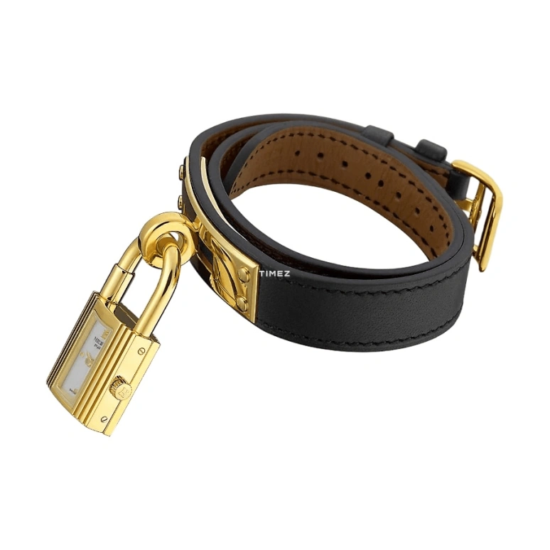 Hermès,Kelly 20x20mm,20x20mm,Stainless Steel,White,Quartz,Sapphire,Other,W023696WW00