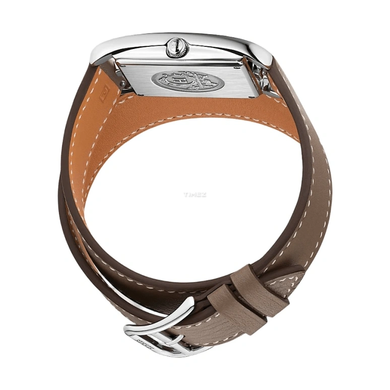 Hermès,Cape Cod 29x29mm,29x29mm,Stainless Steel,White,Quartz,Sapphire,Crystal Glass,Square,W044301WW00