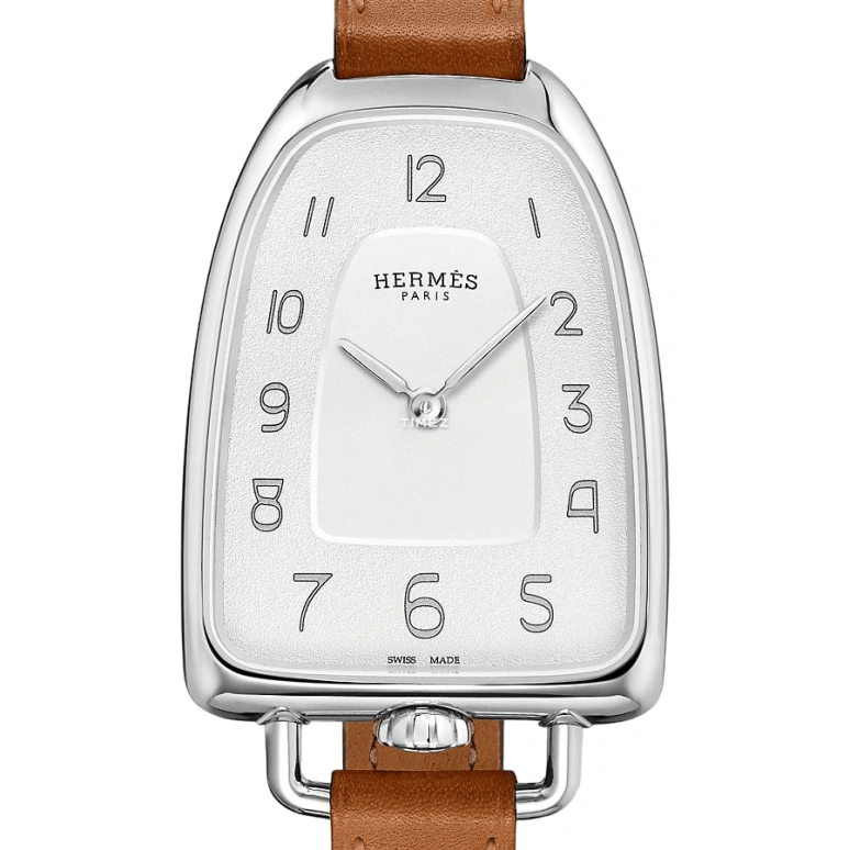 Hermès,Galop D'Hermès 40.80mm,40.80mm,Stainless Steel,Silver White,Quartz,Sapphire,Crystal Glass,Other,W047873WW00