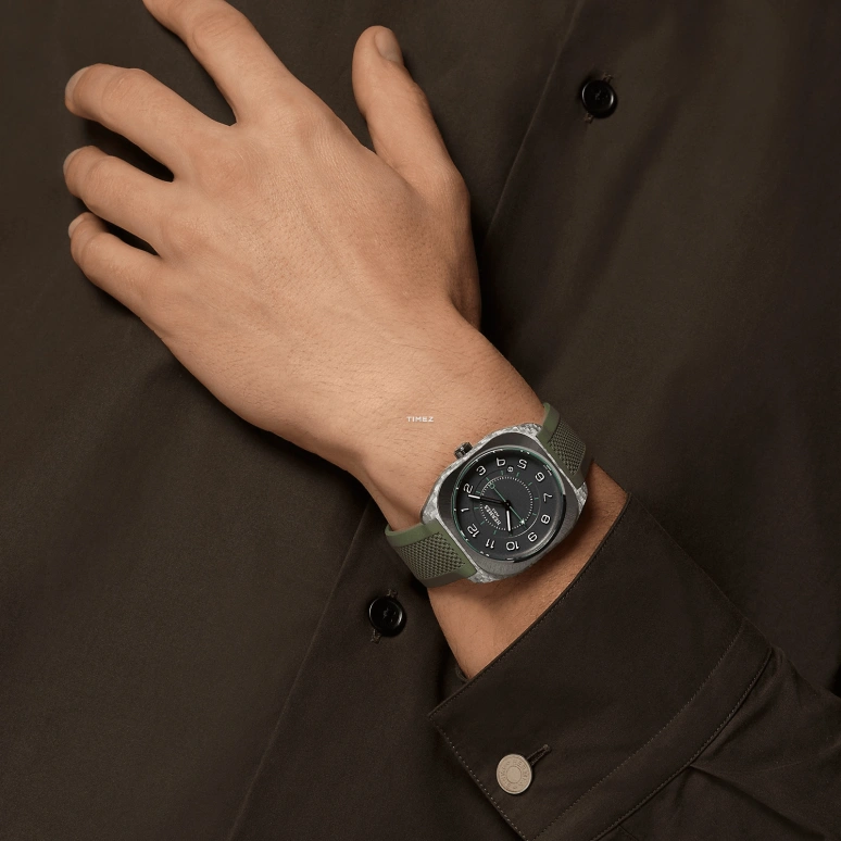 Hermès,H 42x39mm,42x39mm,Composite,Black,Grey,Automatic,Day,50hours,W402991WW00