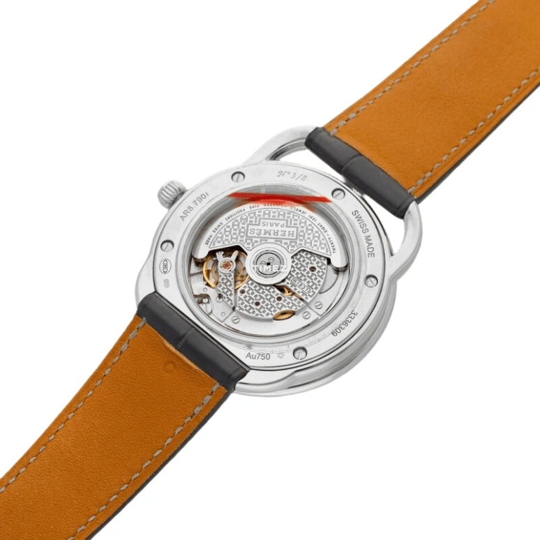 Hermès,Arceau 41mm,41mm,White Gold,Multi-Color,Automatic,50hours,In-house Caliber,ARCEAU AWOOOOO