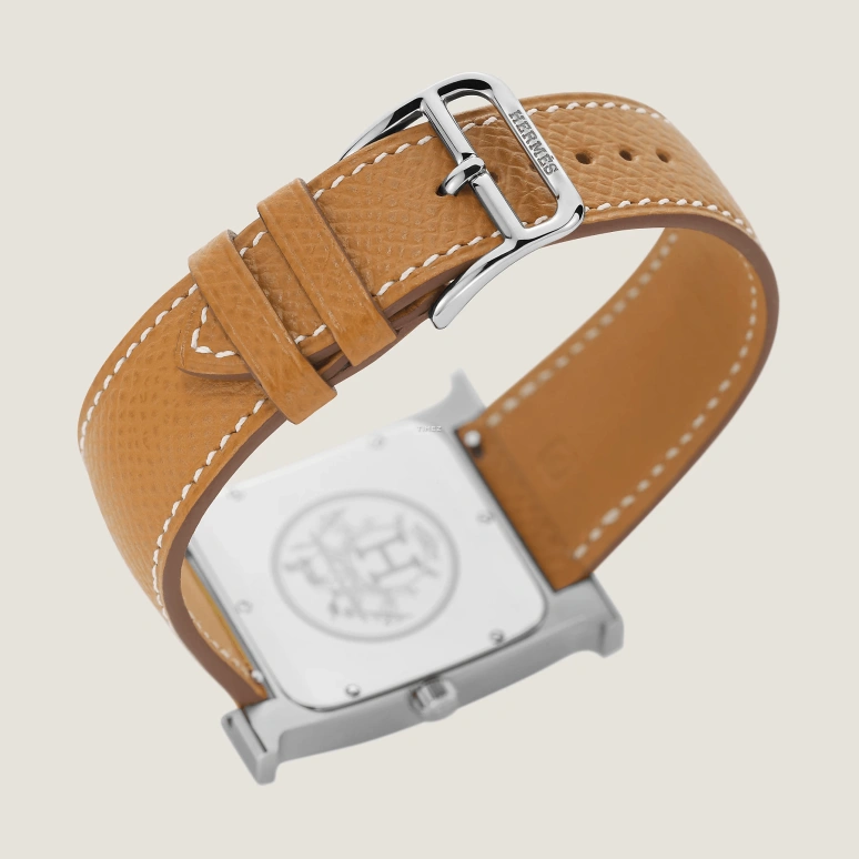 Hermès,Heure H 30.50x30.50mm,30.50x30.50mm,Stainless Steel,White,Quartz,Sapphire,Square,W036831WW00