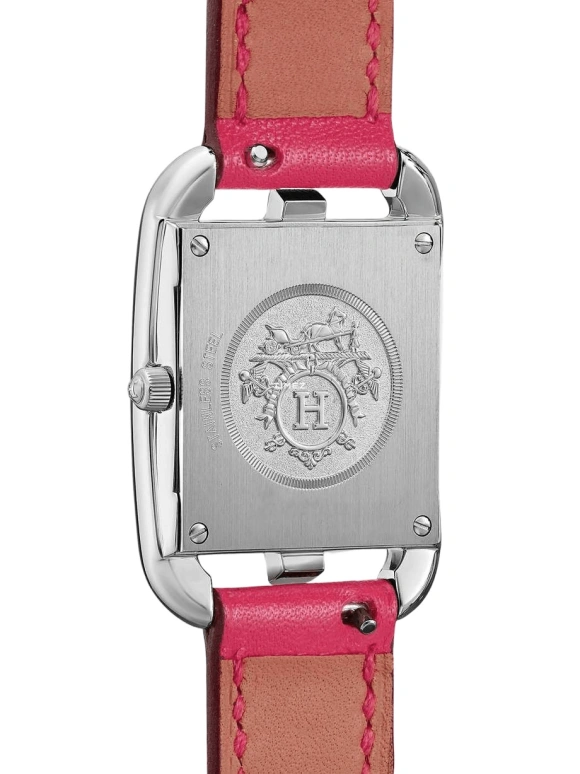 Hermès,Cape Cod 23x23mm,23x23mm,Stainless Steel,White,Quartz,Sapphire,Square,W049602WW00