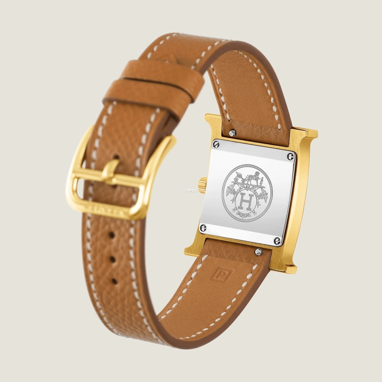 Hermès,Heure H 25x21mm,25x21mm,Stainless Steel,White,Quartz,Sapphire,Crystal Glass,Square,W036732WW00