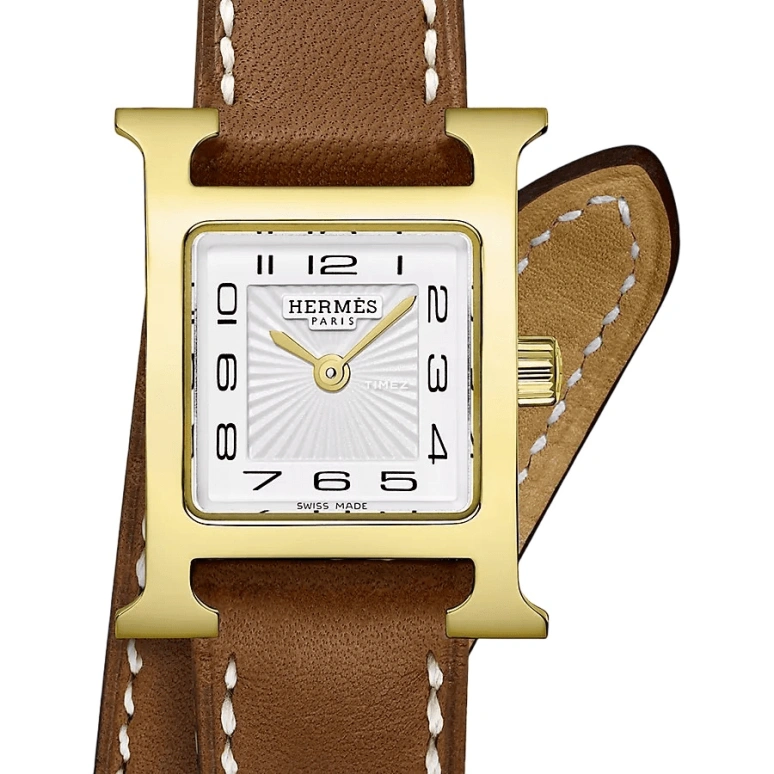 Hermès,Heure H 17.20x17.20mm,17.20x17.20mm,Stainless Steel,White,Quartz,Sapphire,Crystal Glass,Square,W038178WW00