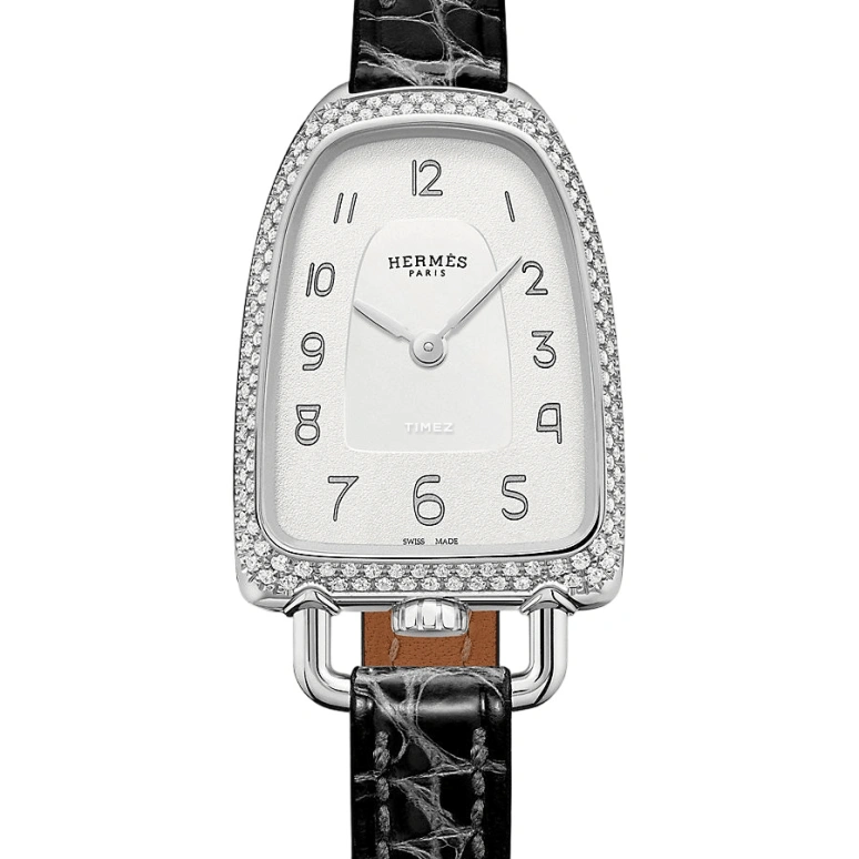 Hermès,Galop D'Hermès 20x27.20mm,20x27.20mm,Stainless Steel,Silver White,Quartz,Sapphire,Other,W053750WW00