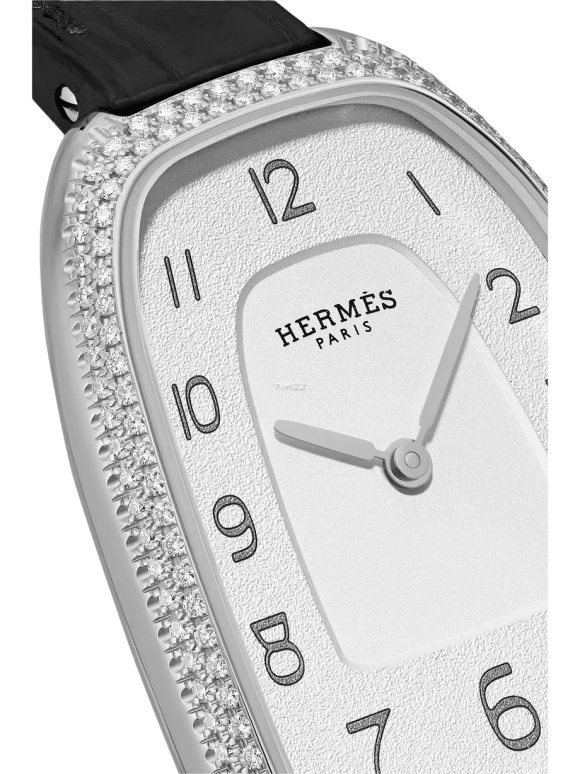 Hermès,Galop D'Hermès 40.80mm,40.80mm,Stainless Steel,Silver White,Quartz,Sapphire,Other,W047886WW00