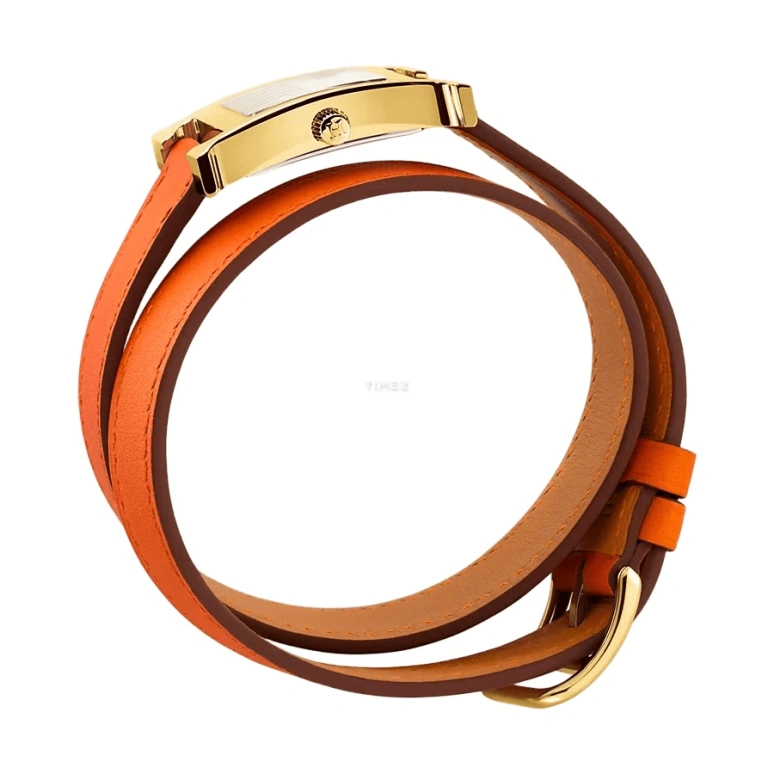 Hermès,Heure H 21x21mm,21x21mm,Stainless Steel,White,Quartz,Sapphire,Crystal Glass,Square,W036738WW00