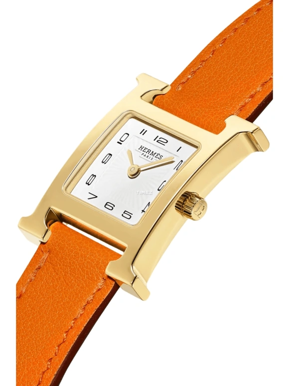 Hermès,Heure H 21x21mm,21x21mm,Stainless Steel,White,Quartz,Sapphire,Square,W036736WW00