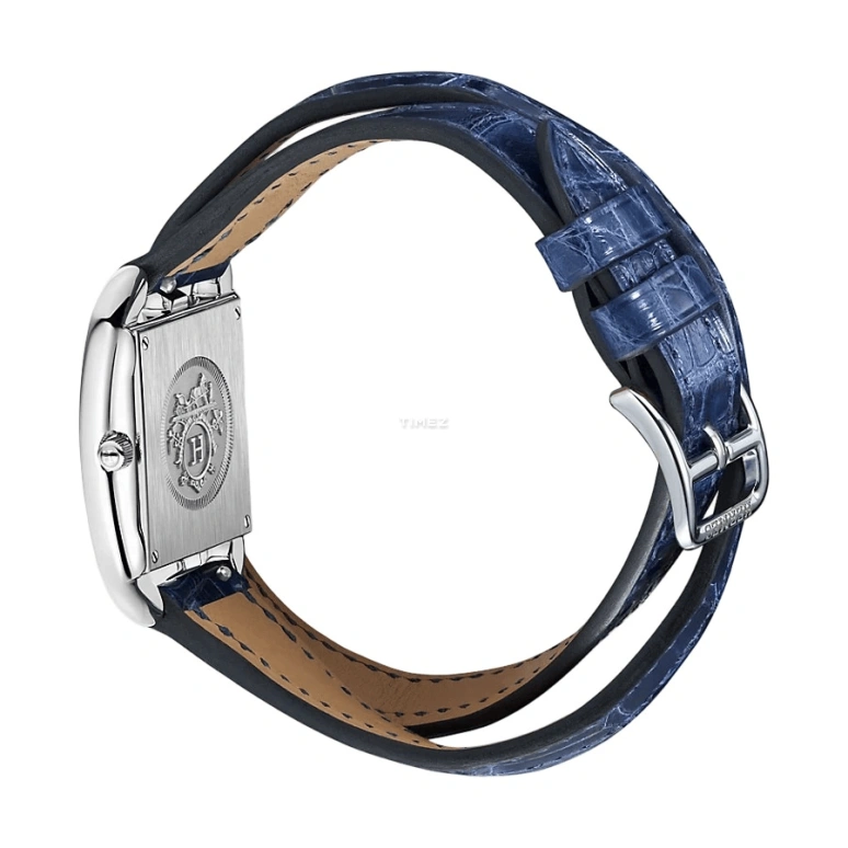 Hermès,Cape Cod 23x23mm,23x23mm,Stainless Steel,White,Quartz,Sapphire,Square,W043763WW00