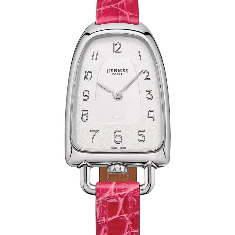 Hermès,Galop D'Hermès 20x27.20mm,20x27.20mm,Stainless Steel,White,Quartz,Sapphire,Other,W053758WW00