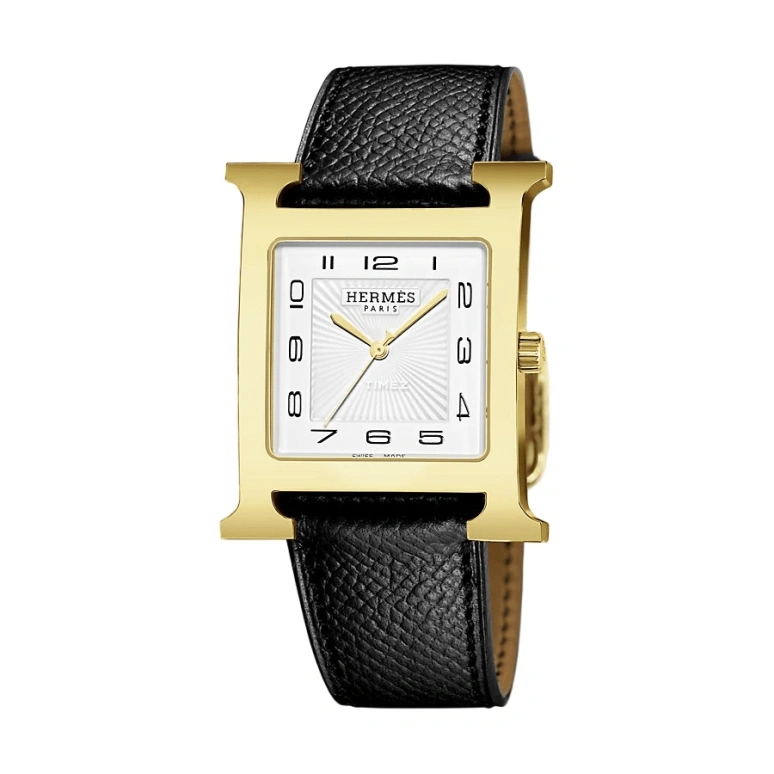 Hermès,Heure H 30.50x30.50mm,30.50x30.50mm,Stainless Steel,White,Quartz,Sapphire,Crystal Glass,Square,W036843WW00