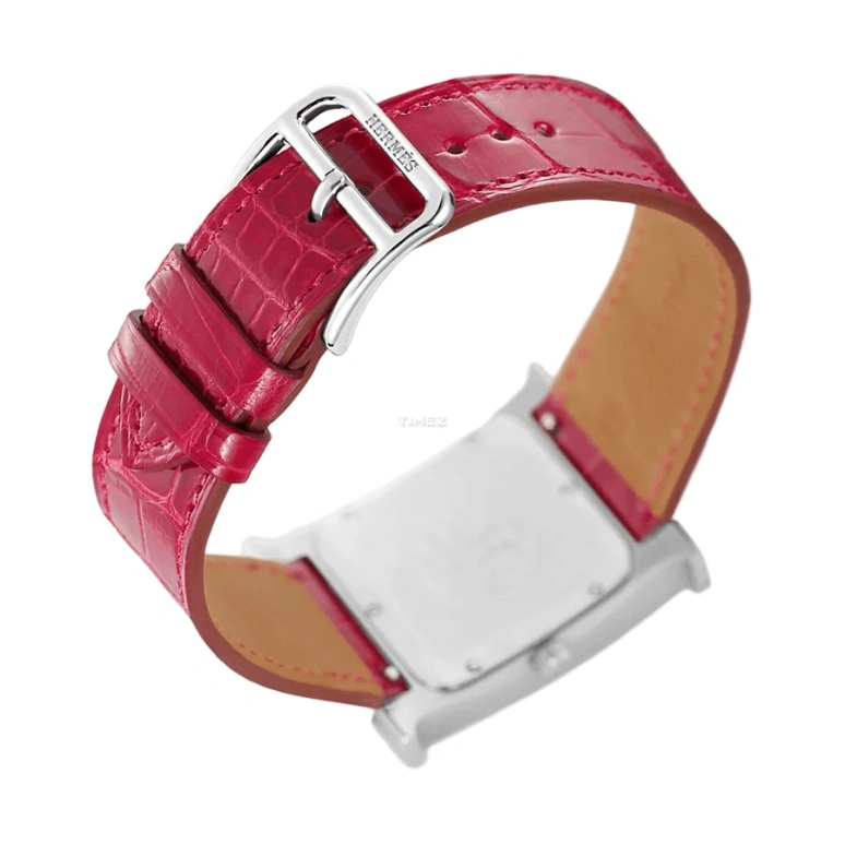 Hermès,Heure H 26x26mm,26x26mm,Stainless Steel,White,Quartz,Sapphire,Crystal Glass,Square,W036811WW00