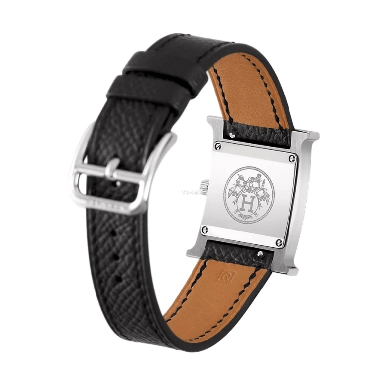 Hermès,Heure H 21x21mm,21x21mm,Stainless Steel,White,Quartz,Sapphire,Square,W036704WW00