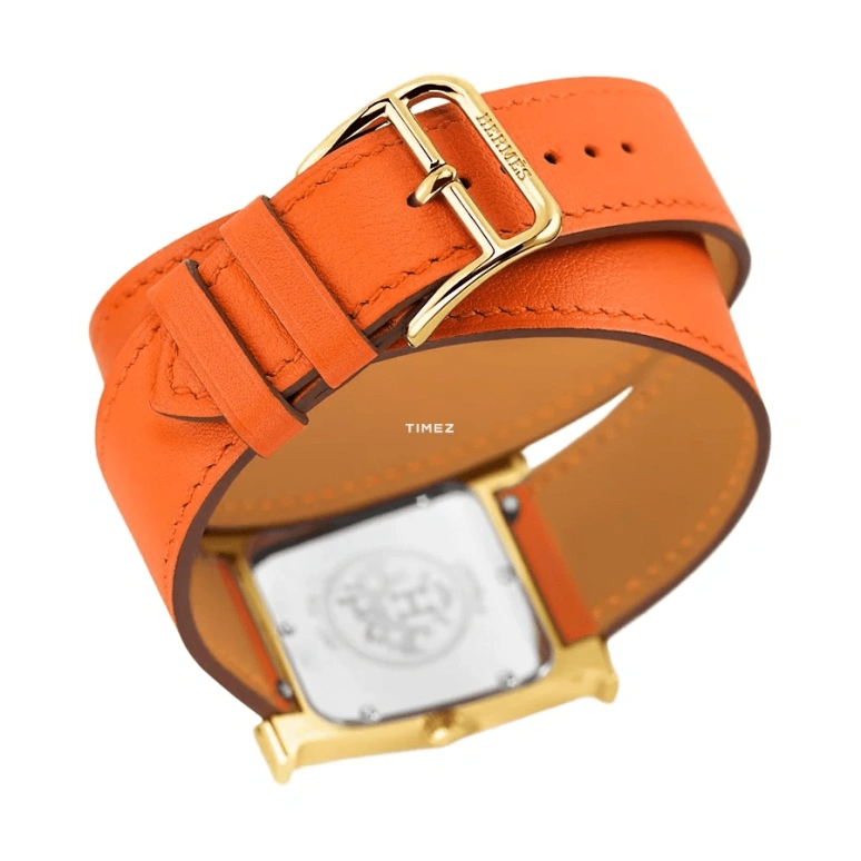 Hermès,Heure H 21x21mm,21x21mm,Stainless Steel,White,Quartz,Sapphire,Crystal Glass,Square,W036738WW00