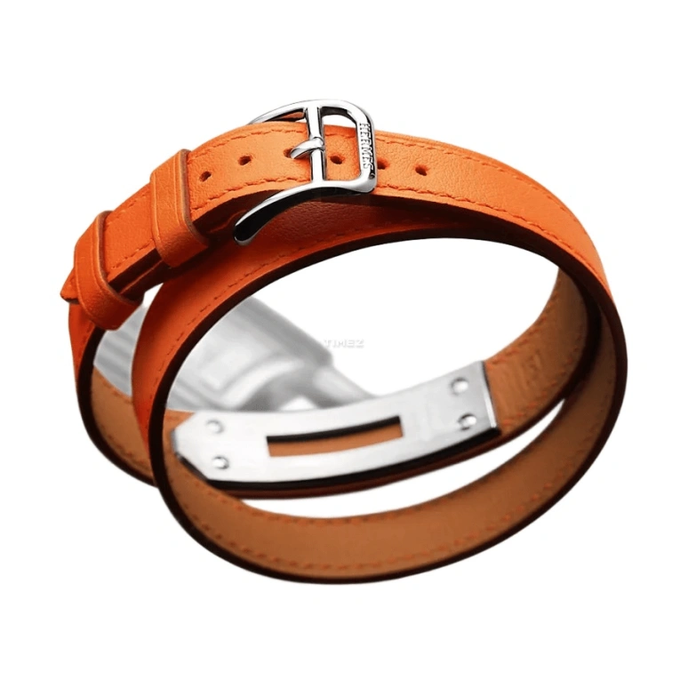 Hermès,Kelly 20x20mm,20x20mm,Stainless Steel,White,Quartz,Sapphire,Crystal Glass,Other,W025743WW00