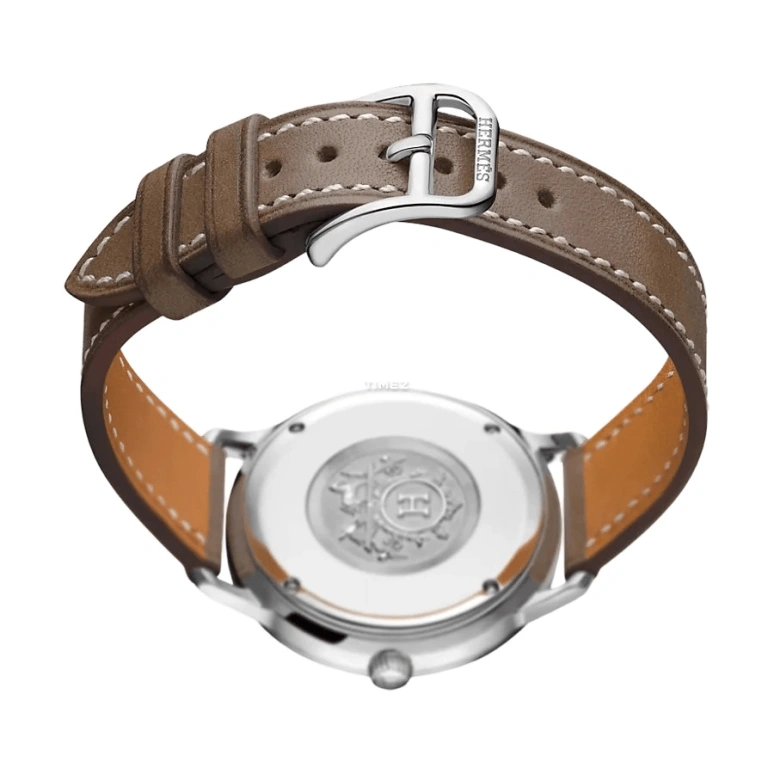 Hermès,Slim d'Hermès 32mm,32mm,Stainless Steel,White,Quartz,Sapphire,Crystal Glass,Round,W041687WW00