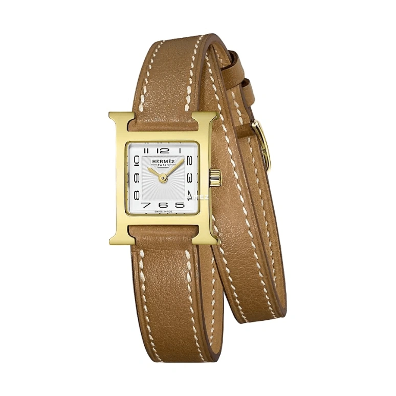 Hermès,Heure H 17.20x17.20mm,17.20x17.20mm,Stainless Steel,White,Quartz,Sapphire,Crystal Glass,Square,W038178WW00