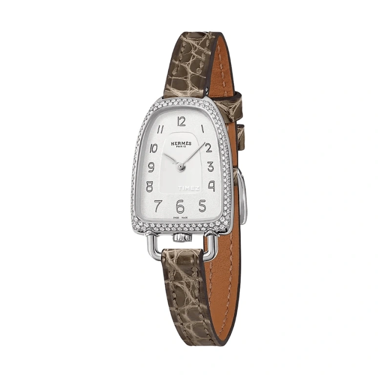 Hermès,Galop D'Hermès 20x27.20mm,20x27.20mm,Stainless Steel,Silver,Quartz,Sapphire,Other,W053764WW00