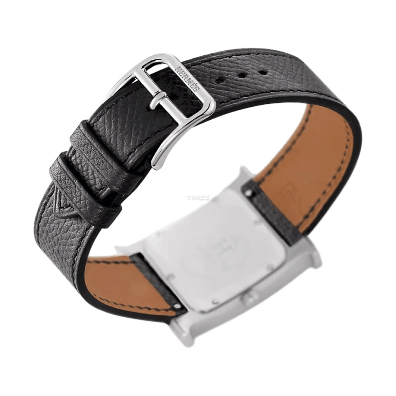 Hermès,Heure H 21x21mm,21x21mm,Stainless Steel,White,Quartz,Sapphire,Square,W036704WW00