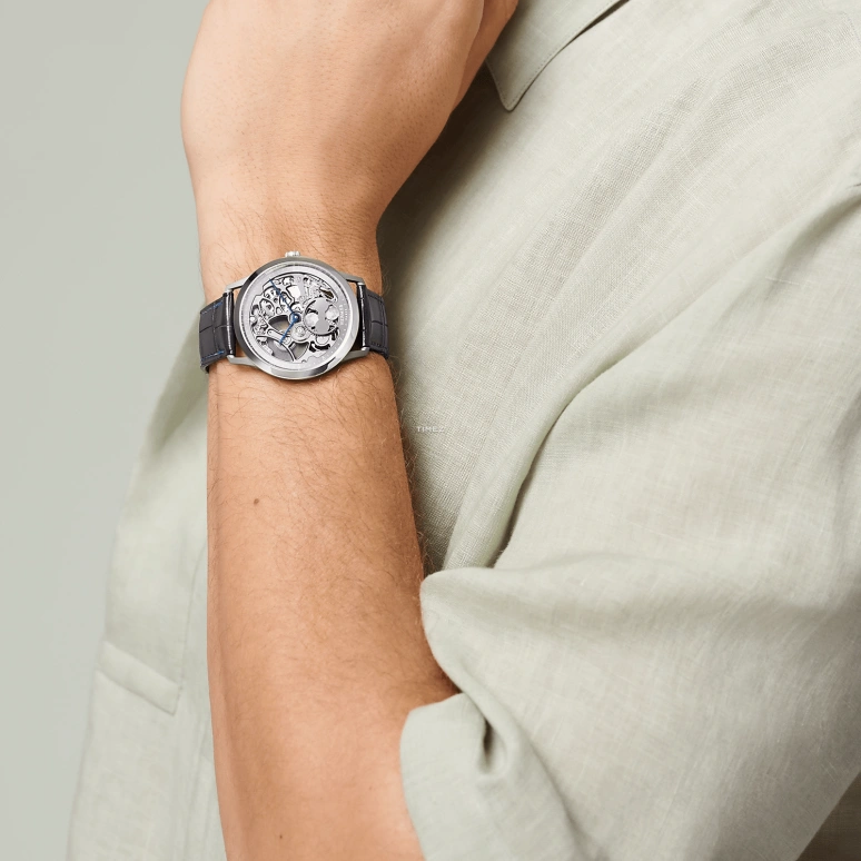 Hermès,Slim d'Hermès 39.50mm,39.50mm,Titanium,Platinum,Grey,Automatic,Moonphase,In-house Caliber,W053606WW00