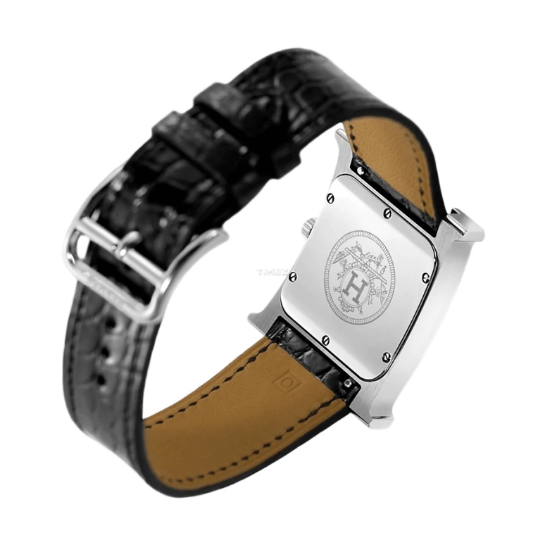 Hermès,Heure H 26x26mm,26x26mm,Stainless Steel,White,Quartz,Sapphire,Crystal Glass,Square,W036814WW00