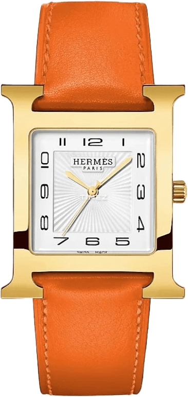 Hermès,Heure H 30.50x30.50mm,30.50x30.50mm,Stainless Steel,White,Quartz,Sapphire,Crystal Glass,Square,W036845WW00