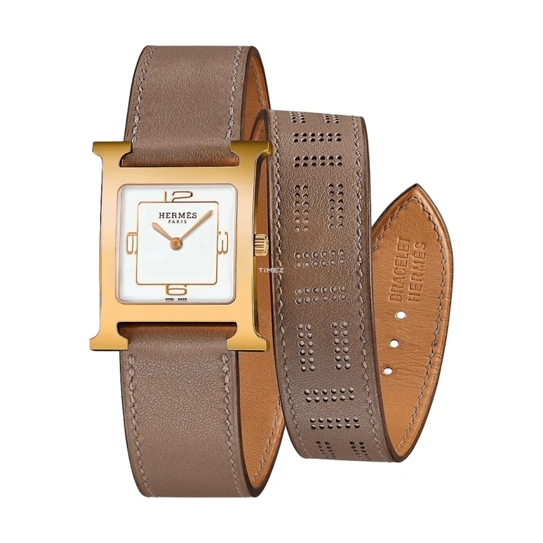 Hermès,Heure H 26mm,26mm,Stainless Steel,White,Quartz,Sapphire,Crystal Glass,Square,W049201WW00