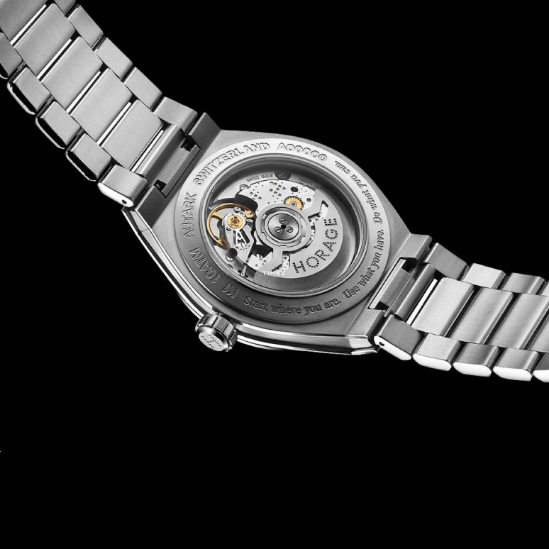 Horage,Autark 39mm,39mm,Titanium,White,Automatic,Day,Power Reserve Indicator,004,004-ti-b-001