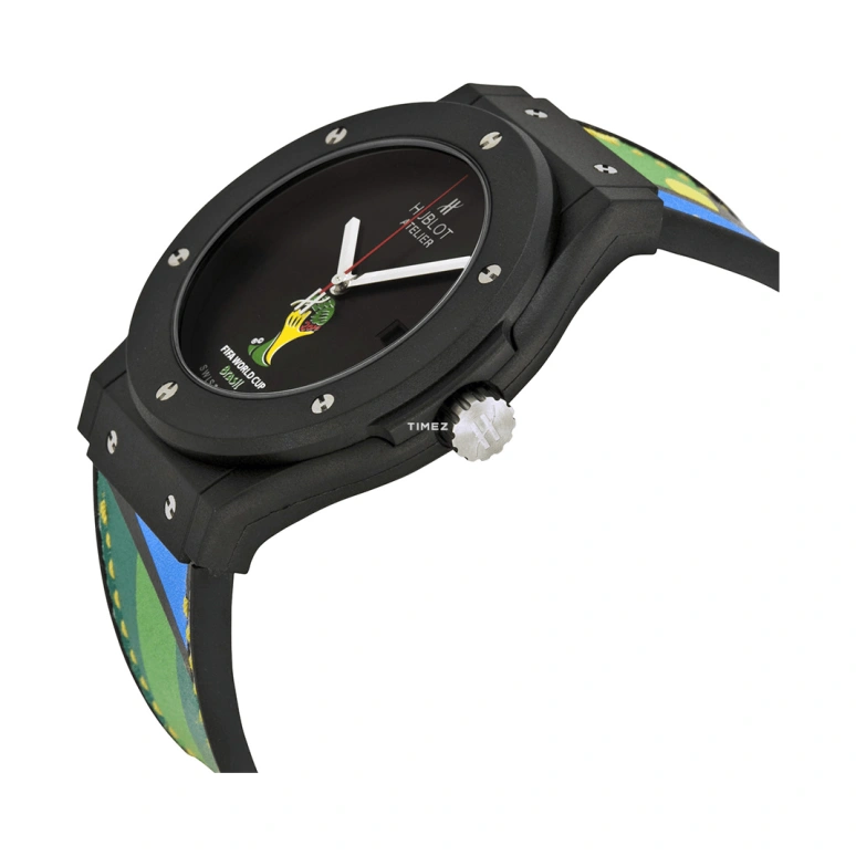 Hublot,Big Bang 45mm,45mm,Plastic,Black,Quartz,Day,Sapphire,Crystal Glass,500,500.XI.1100.VR.FIF14