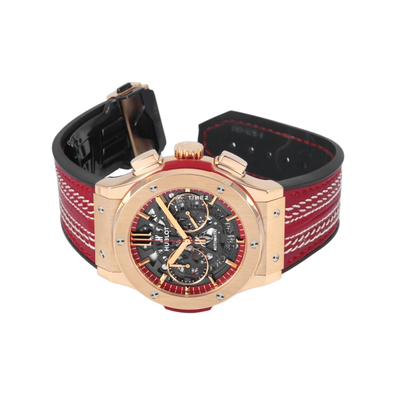 Hublot,Classic Fusion 45mm,45mm,Rose Gold,Black,Automatic,Chronograph,Day,525,525.OX.0139.VR.WCC15