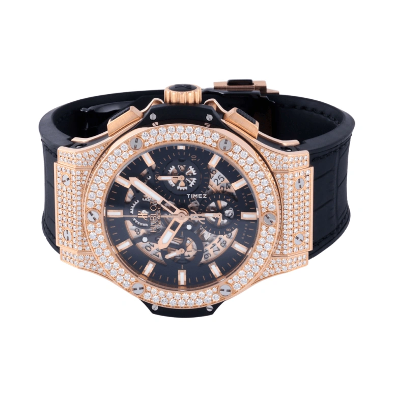 Hublot,Big Bang 44mm,44mm,Rose Gold,Black,Automatic,Chronograph,Day,311,311.PX.1180.GR.1704