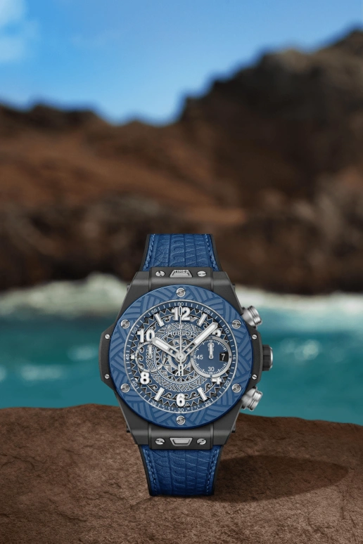 Hublot,Big Bang 42mm,42mm,Ceramic,Blue,Skeleton,Automatic,Chronograph,Day,441,441.CL.0197.VR.HAW24