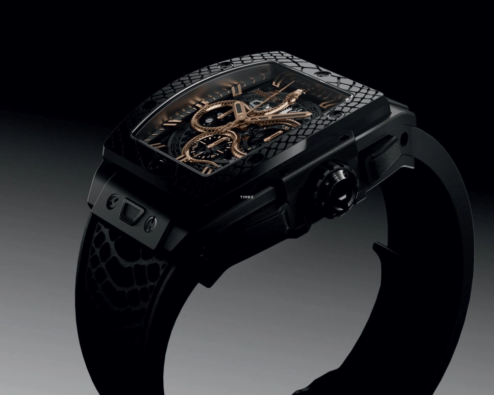Hublot,Spirit of Big Bang 42mm,42mm,Ceramic,Black,Rose Gold,Automatic,Chronograph,Day,snake,642,642.CI.0180.RX.CNY25