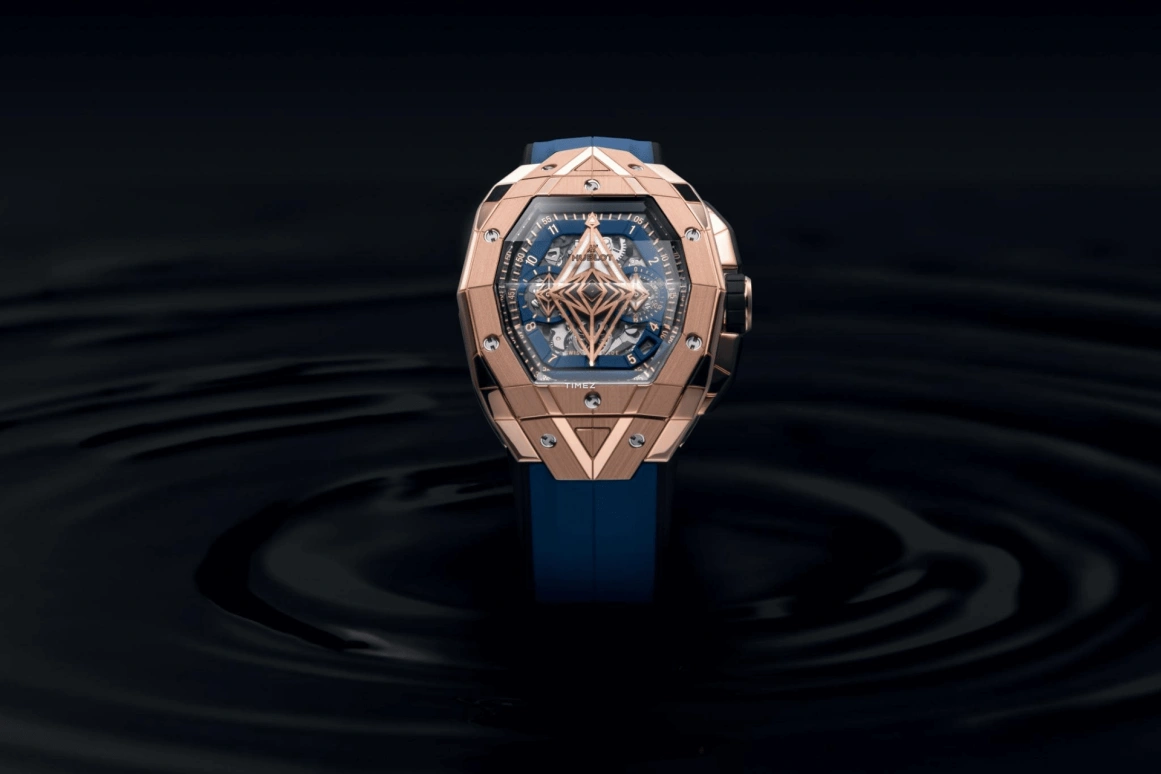 Hublot,Spirit of Big Bang 42mm,42mm,KING GOLD,Blue,Skeleton,Automatic,Chronograph,Day,648,648.OX.0151.RX.MXM24