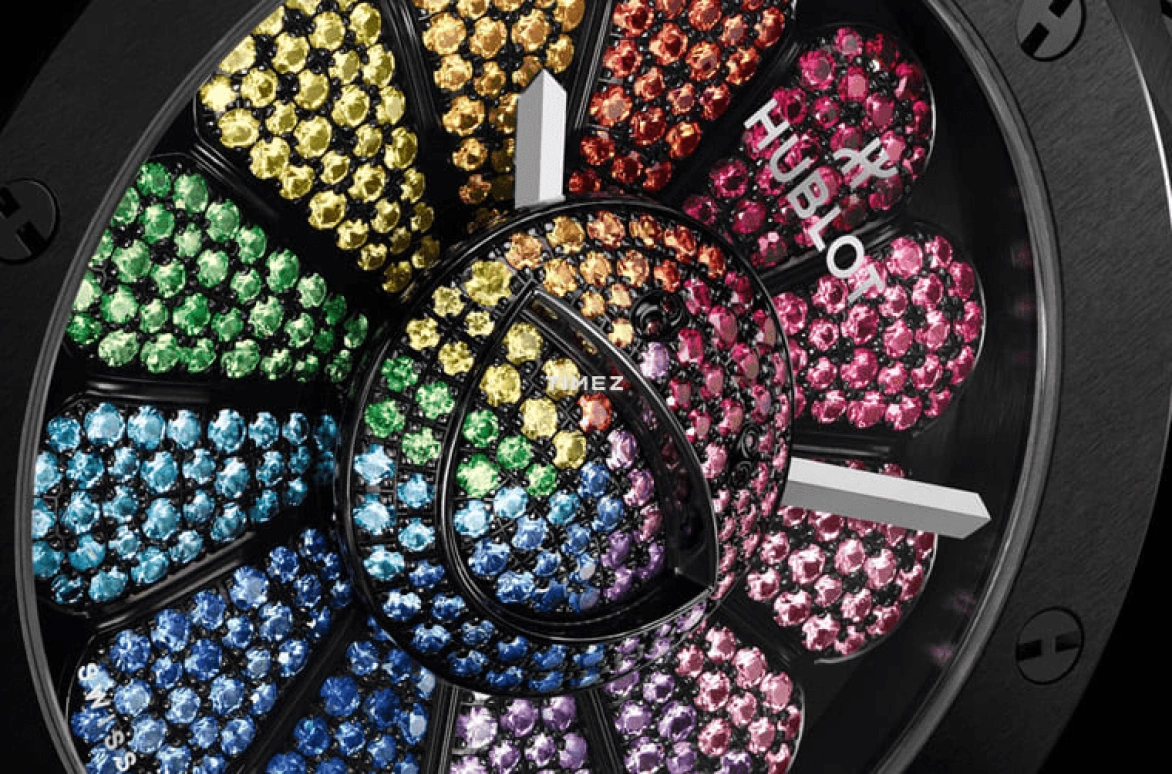 Hublot,Classic Fusion 45mm,45mm,Ceramic,Multi-Color,Automatic,Sapphire,Round,Classic Fusion Takashi Murakami Black Ceramic Rainbow