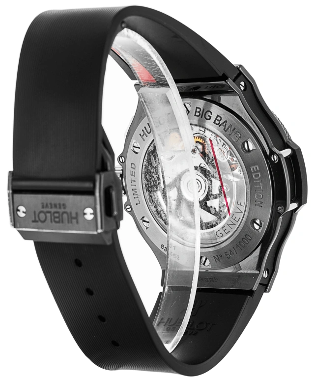 Hublot,Big Bang 45mm,45mm,Ceramic,Black,Automatic,Chronograph,Day,301,301.CM.131.RX.LUN06
