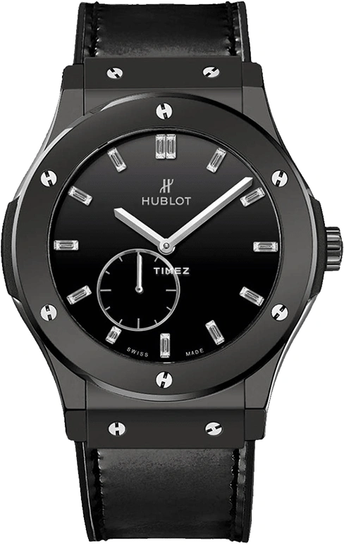 Hublot,Classic Fusion 45mm,45mm,Ceramic,Black,Handwound,90hours,In-house Caliber,515,515.CS.1270.VR
