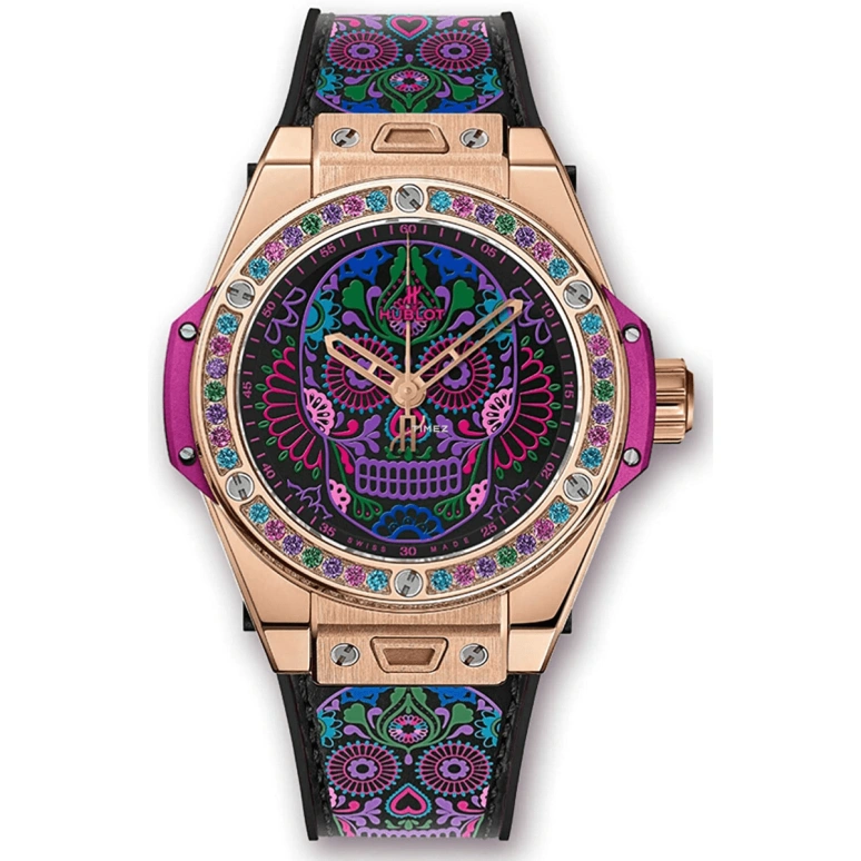 Hublot,Big Bang 39mm,39mm,KING GOLD,Black,Automatic,50hours,In-house Caliber,465,465.OX.1190.VR.1299.MEX18