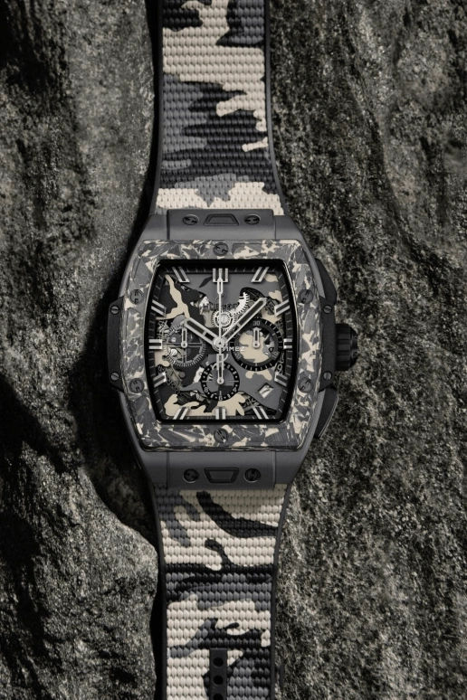Hublot,Spirit of Big Bang 42mm,42mm,Ceramic,Grey,Cream,Black,Automatic,Chronograph,Day,642,642.CI.0191.RX.ECU23